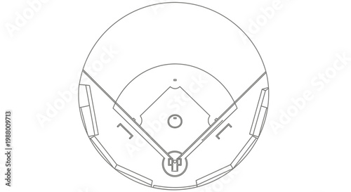 A line drawing of a baseball catcher's mask.