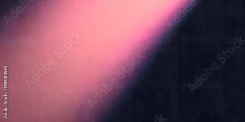 Grainy Vibrant Pink Magenta Neon Beam Glow on Dark Background – Ethereal Abstract Futuristic Sci-Fi Light Ray Texture Backdrop