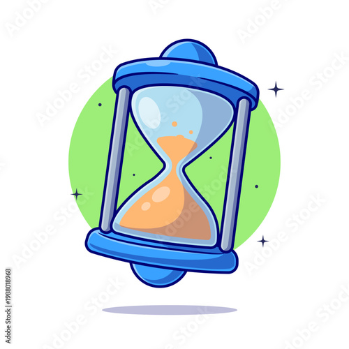 Hourglass Floating Cartoon