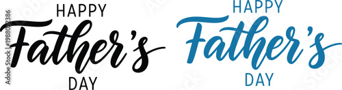 Celebrate father's day with love beautiful hand lettered typography for dad's special day greetings and cards