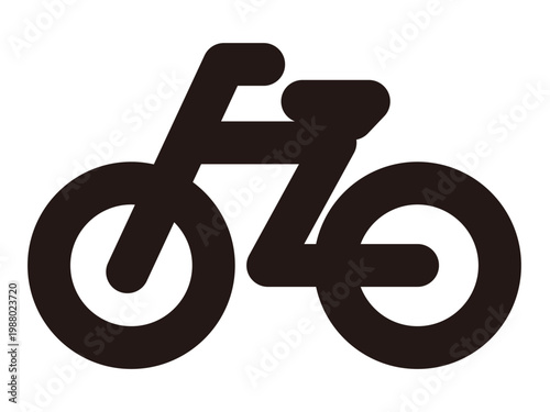 Bicycle Pictogram Icon (Traffic Sign Bike Parking Symbol)