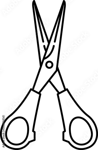 Scissors Line Icon