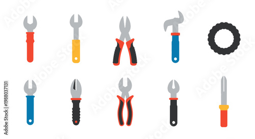 Assorted Hand Tools Collection for Repair and Construction Projects