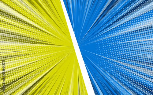 Comic book versus background. Vector illustration pop art style