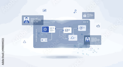 Flowchart business process diagram.