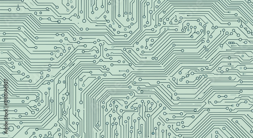 Digital Circuit Board Pattern Background
