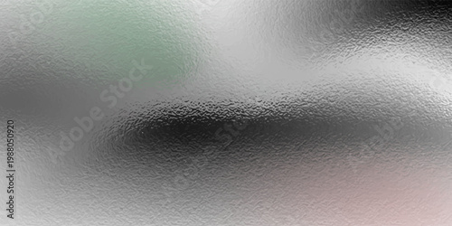 Silver metal effect foil. Silver texture. Gradient background. Metal surface print. Glitter backdrop. Silver plate. Shine design invitation, wedding greeting, cards, prints. Vector illustration