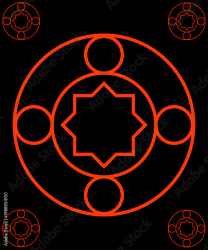 Astrophysics Glyph Two Color Icon For Personal And Commercial Use.
