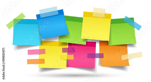 Colorful Sticky Notes Office.