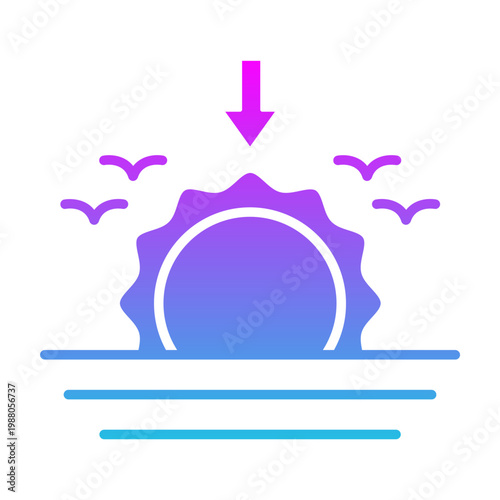 Sunset Icon