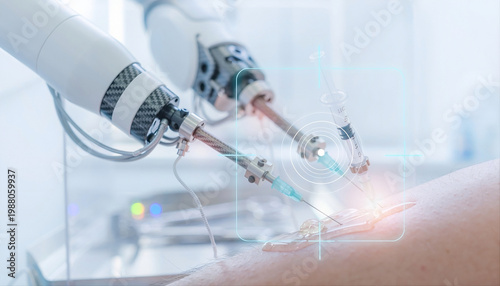 robotic arm assisted injection precision medical