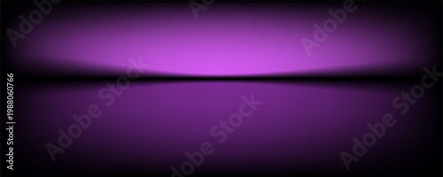 Abstract gradient podium background. Violet, purple and lilac empty 3d studio backdrop. Clean scene for product presentation mockup template. Vector illustration.