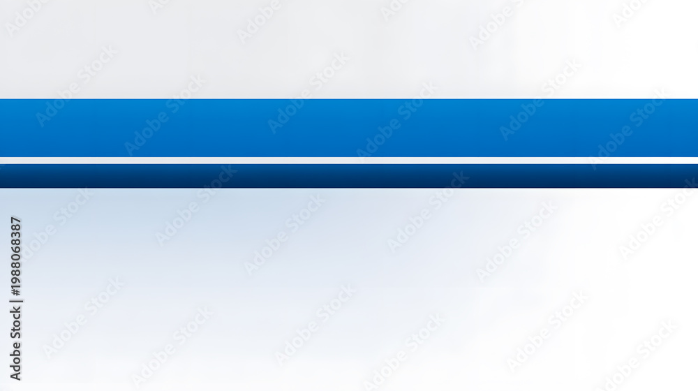 Fototapeta premium Minimalistic blue and white abstract background with clean lines