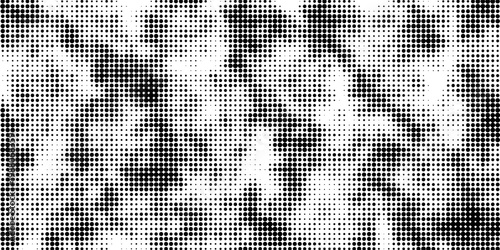 Halftone overlay resembling macro view leaf structure. Green dot texture. Vector banner for design and creative projects.