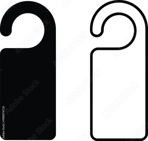 Black usb type c connector isolated on white background Vector