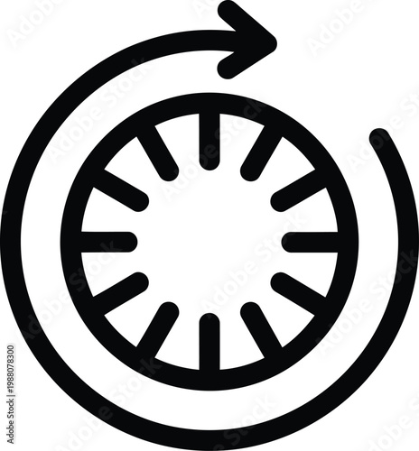 A black and white no entry street sign with an additional symbol Vector