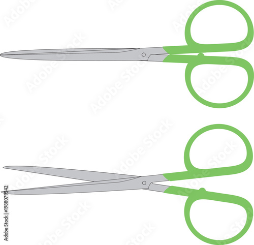 ハサミのイラストセット