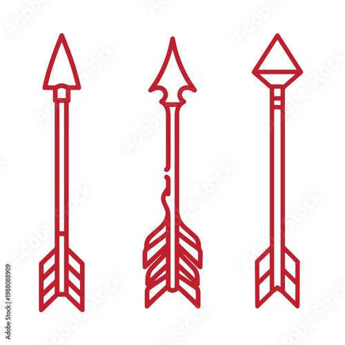 Three red arrows on white background, pointing upwards black background, not visible three arrows black background, not visible