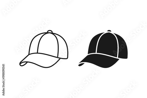 Classic Baseball Cap Headwear Fashion Accessory Icon