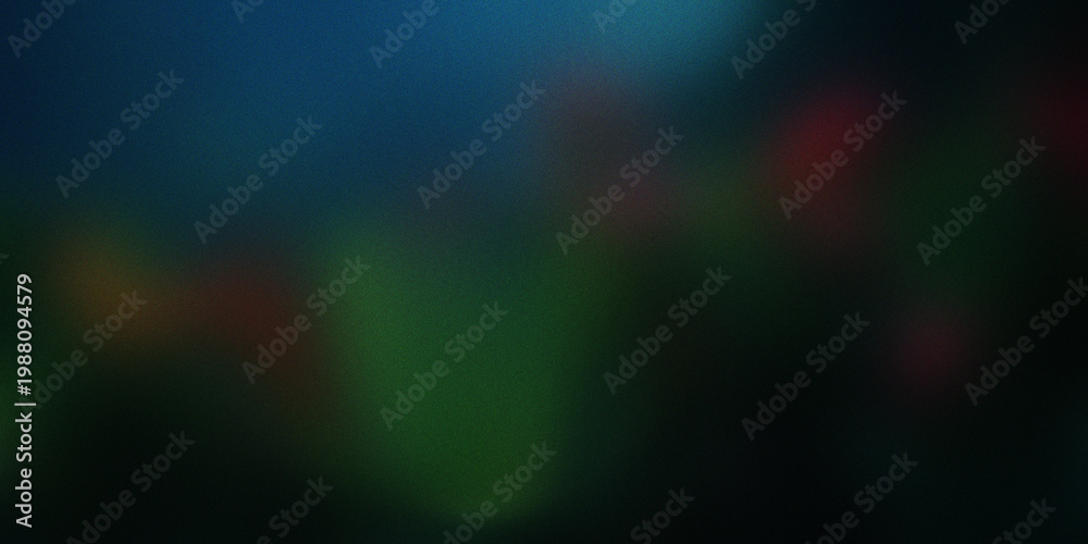 Fototapeta premium Dark Abstract with Soft Green and Red Blurs background