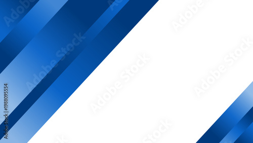 スタイリッシュな青い斜めラインの抽象的なビジネス背景。テクノロジーとスピード感のあるデザイン。プレゼン資料やWebバナーの背景。