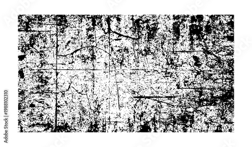 Seamless Grunge Raster Texture Black and White Background