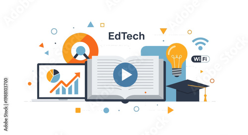 Education Technology Digital Learning Platform.