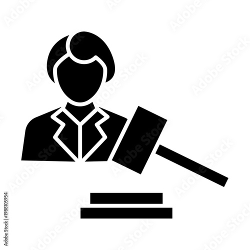 Prosecutor Justice Law Court Legal Icon