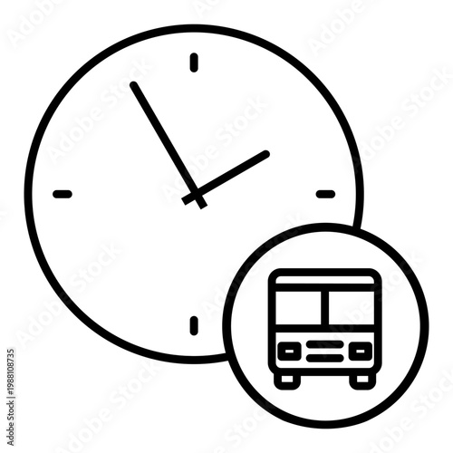 Bus icon vector. Public transport Illustration sign. Bus stop symbol. Bus station logo. Bus route web icon.