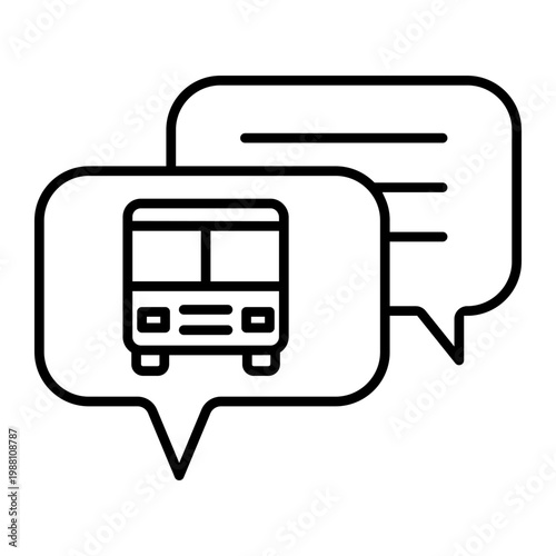 Bus icon vector. Public transport Illustration sign. Bus stop symbol. Bus station logo. Bus route web icon.