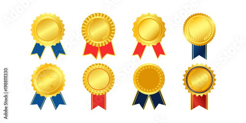 Gold Medal with Ribbon