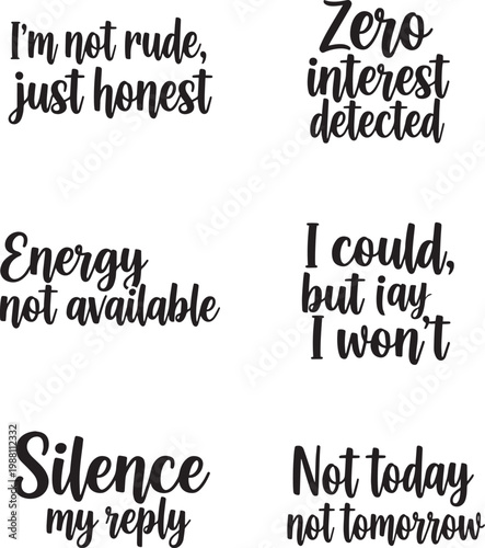 Photography I’m No Sage Just Honest SVG, Bold Honest Typography Quote