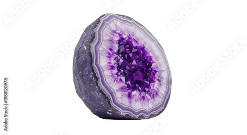 Amethyst Geode Half
