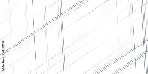 Minimal thin curve black and white gradient stripe diagonal line smooth dynamic tech transparent fabric pattern design. vector digital diagonal oblique style curve line textile background.