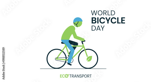 Man Riding a Bicycle Wearing Helmet.