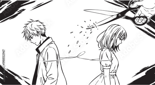 Cutting Ties Manga Style Relationship Separation