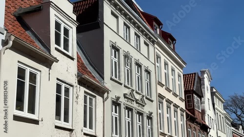 Hanseatic buildings in the Old Town of Lübeck, Germany