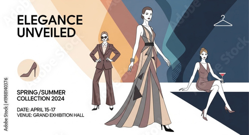 Elegance Unveiled Spring Summer Collection 2024 Fashion.