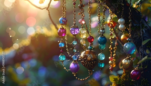 Enchanted bejeweled adornments