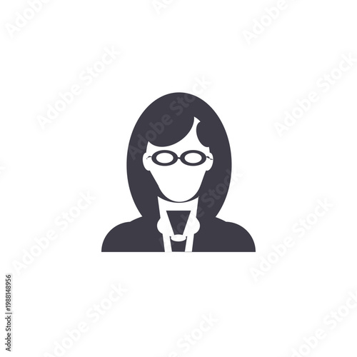 User icon flat style isolated
