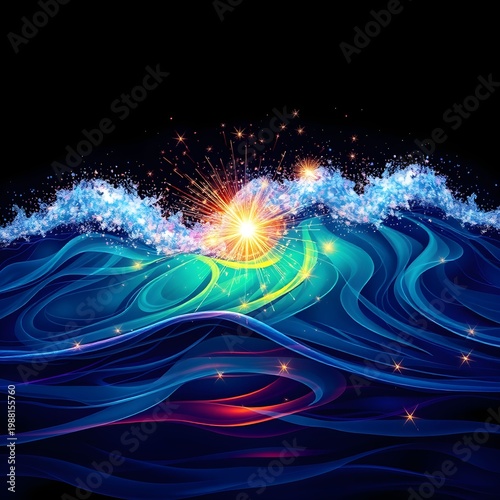 abstract fractal background