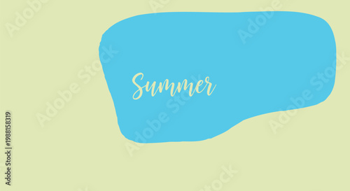 Summer, seasonal, abstract, background, vector graphics, blue, green, illustration, summer background