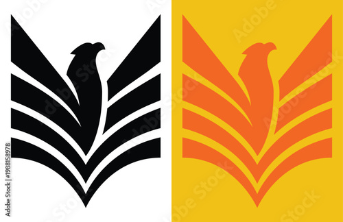 eagle vector for logo, print, badge, poster, cover