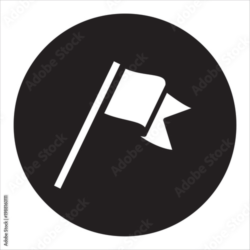 Flag icon flat vector