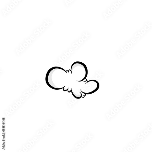 Whimsical cartoon illustration of a fluffy, freshly popped kernel of popcorn, perfect for snack-related designs and movie night themes