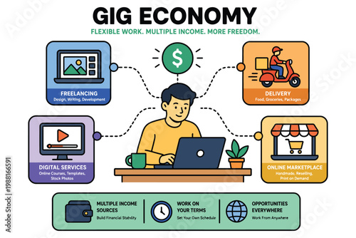 The diverse opportunities and benefits of the gig economy for modern workers