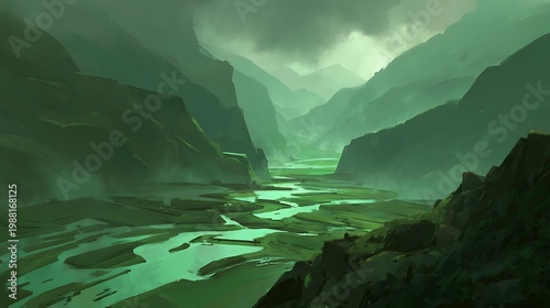 Nature-inspired visual concepts exploring seasons, sustainability, eco lifestyle, and mindfulness through immersive perspectives and diverse artistic styles.