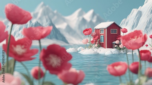 Nature-inspired visual concepts exploring seasons, sustainability, eco lifestyle, and mindfulness through immersive perspectives and diverse artistic styles.