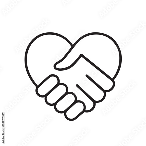 handshake vector illustration