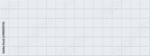 White wall ceramic with tile pool pattern for bathroom brick texture. Floor illustration kitchen with square clean background for subway view rectangle. Grid mosaic white with vector tile counter.